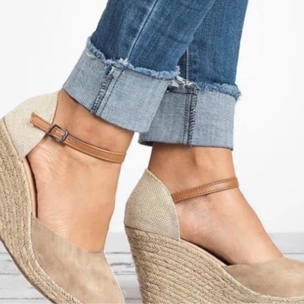 Kanna Handmade In Spain, Wedge Ankle Strap